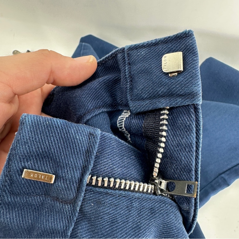 RARE VINTAGE 1970s DICKIES Carpenter Pant Dark Blue - Picture 12 of 13